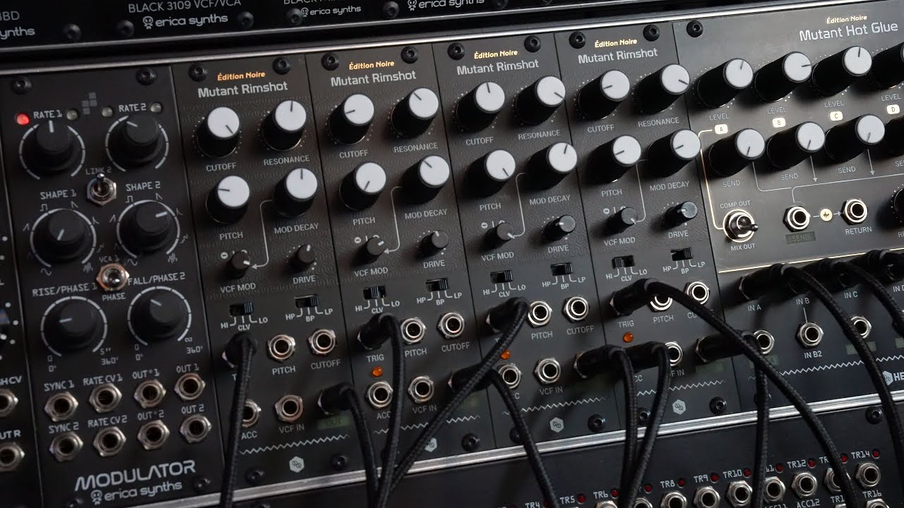 Erica Synths - Hexinverter Mutant Rimshot sound demo