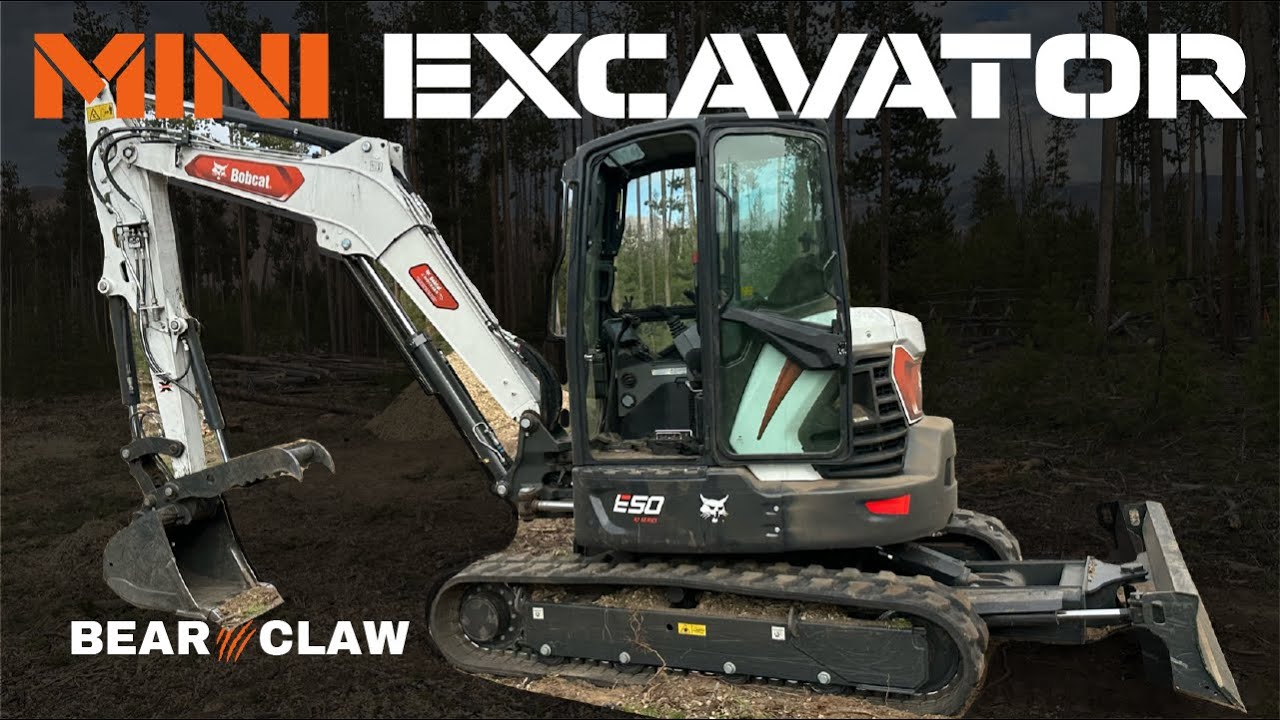 EPIC BOBCAT E50 MINI EXCAVATOR ACTION