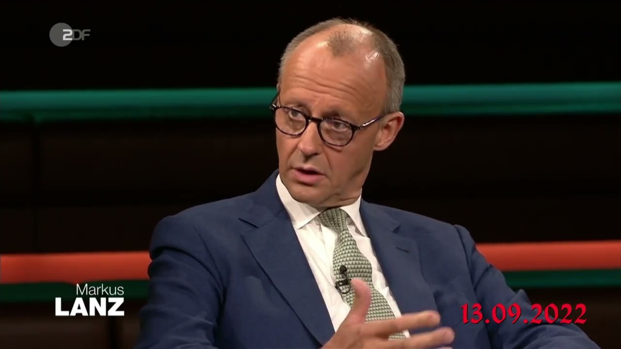 Friedrich Merz &uuml;ber das Gendern bei Markus Lanz am 13.09.2022