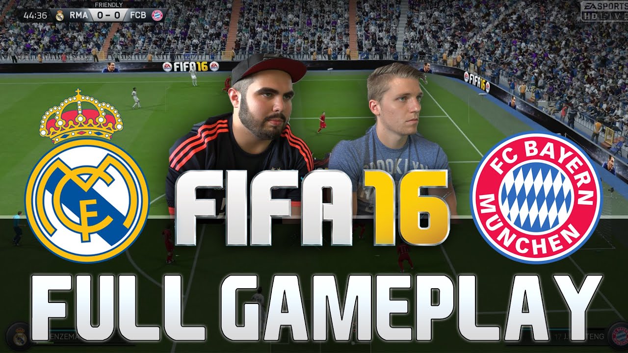 FIFA 16 REAL MADRID VS BAYERN MÜNCHEN FULL GAMEPLAY [HD+ 60FPS PS4 / XBOX ONE]