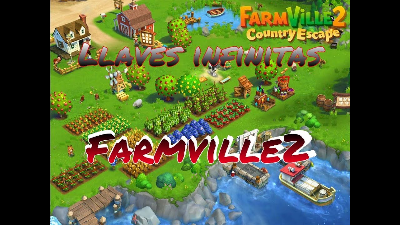 llaves infinitas en Farmville 2 escapada rural en tu android/ Trabugame