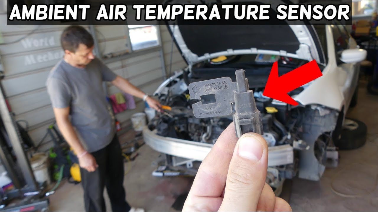 AMBIENT AIR TEMPERATURE SENSOR LOCATION REPLACEMENT DODGE DART
