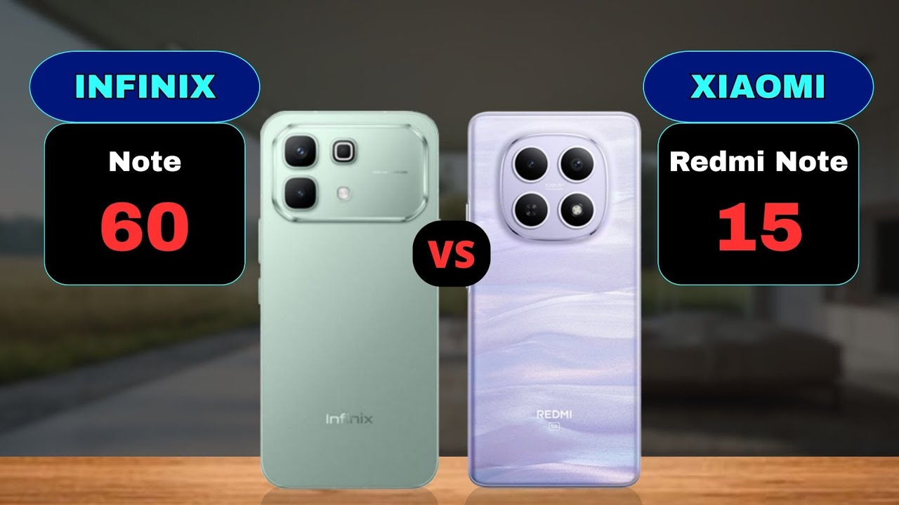 Infinix Note 60 5G vs Redmi Note 15 5G Comparison