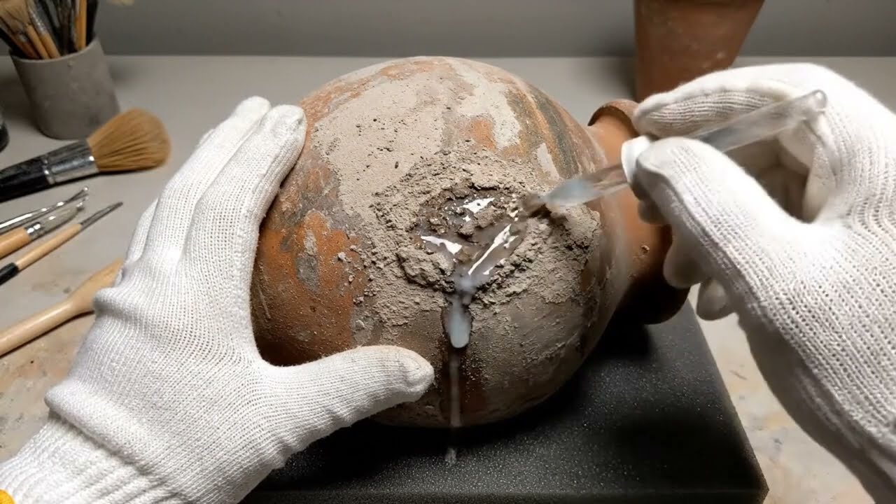 "I Found a $1,000,000 Golden Mask in the Nile River... (Restoration ASMR)"