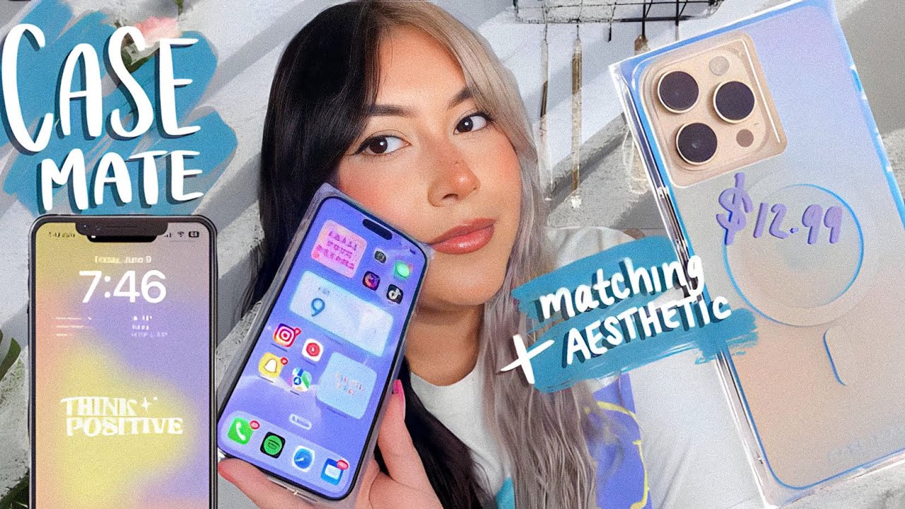 Подбираю эстетику iPhone под новый чехол 🦋✨🩵 *iPhone 14 Pro Max* | Simply Steph