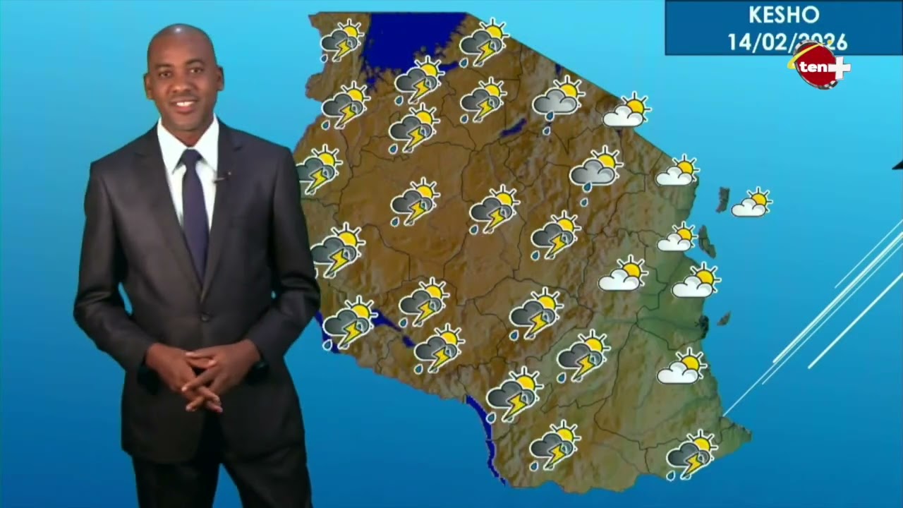 UTABIRI WA HALI YA HEWA WA SAA 24 KUANZIA SAA TATU USIKU 13.02.2026