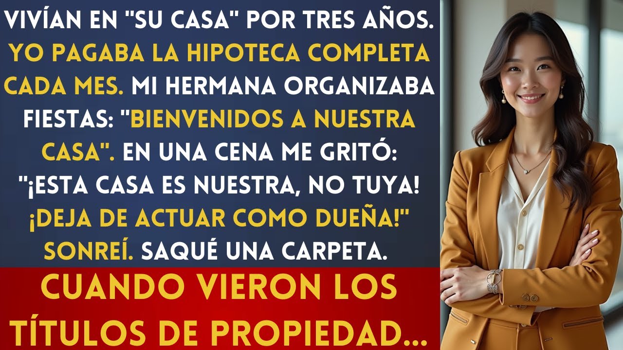 Mi hermana gritó: 