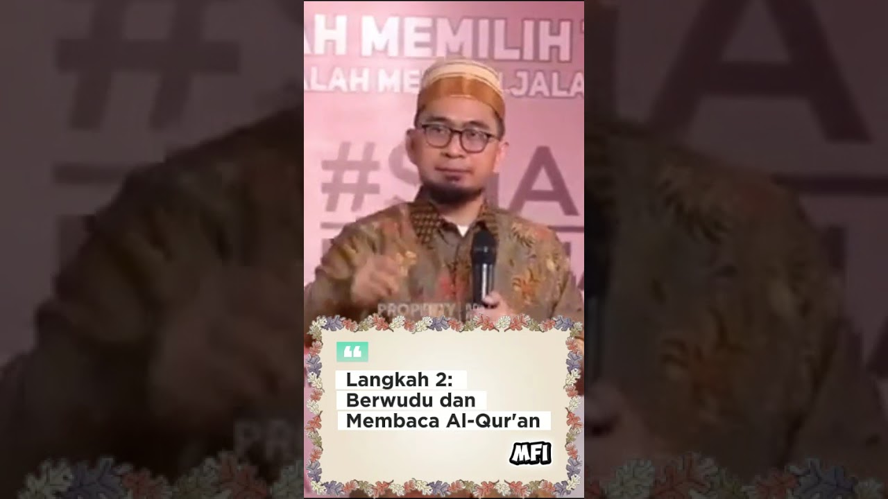 Langkah 2 Berwudu dan Membaca Al Qur'an