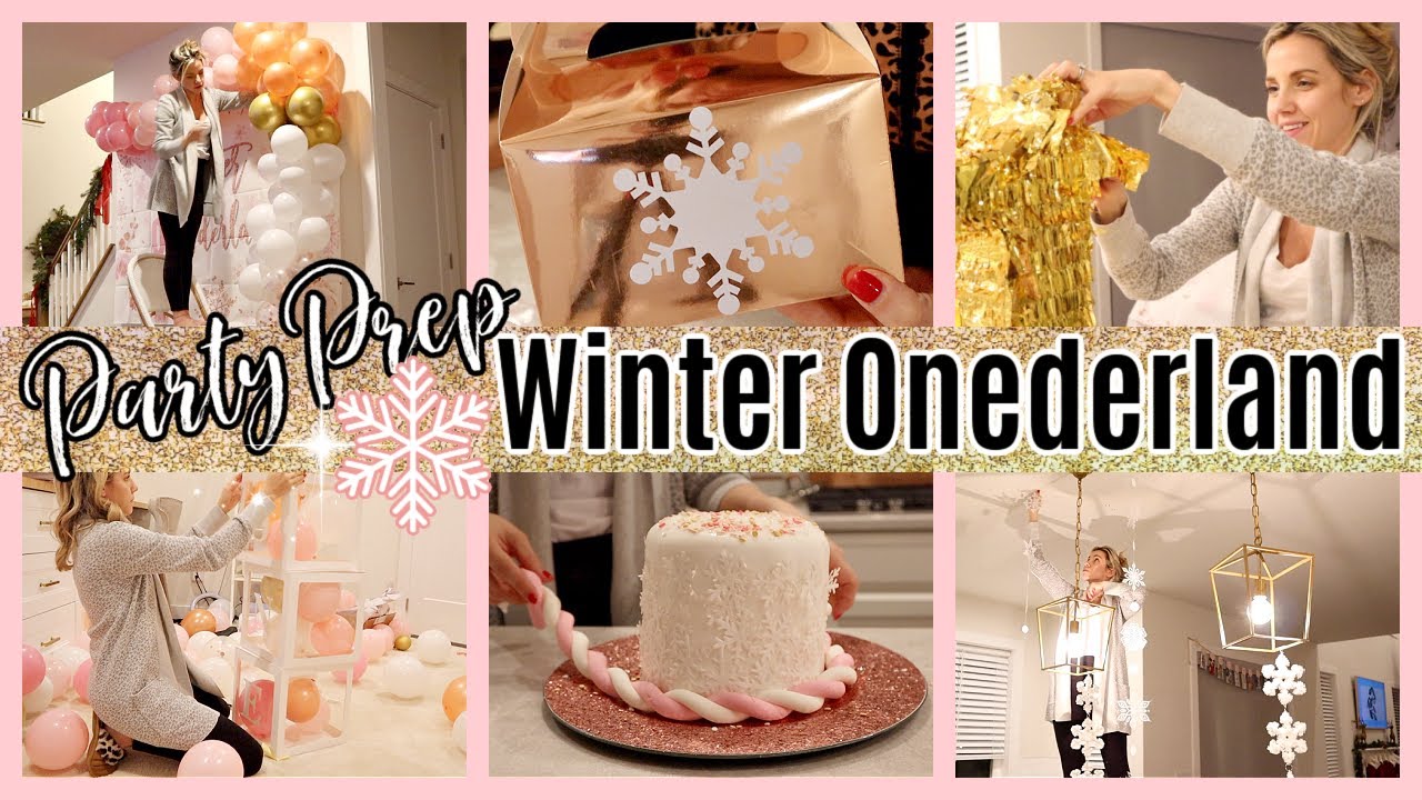 *NEW* PARTY PREP DIY WINTER ONEDERLAND FIRST BIRTHDAY TIFFANI BEASTON HOMEMAKING