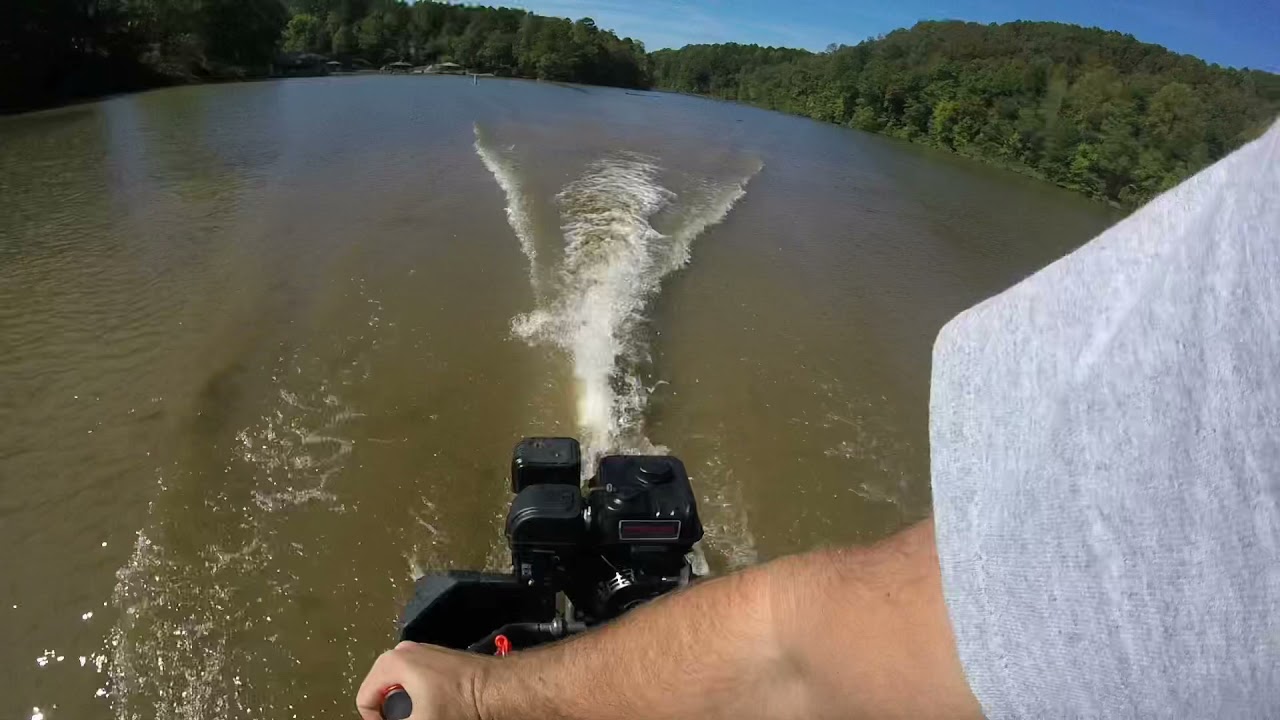 Mudskipper Twister predator 212 factory running rivers and creeks