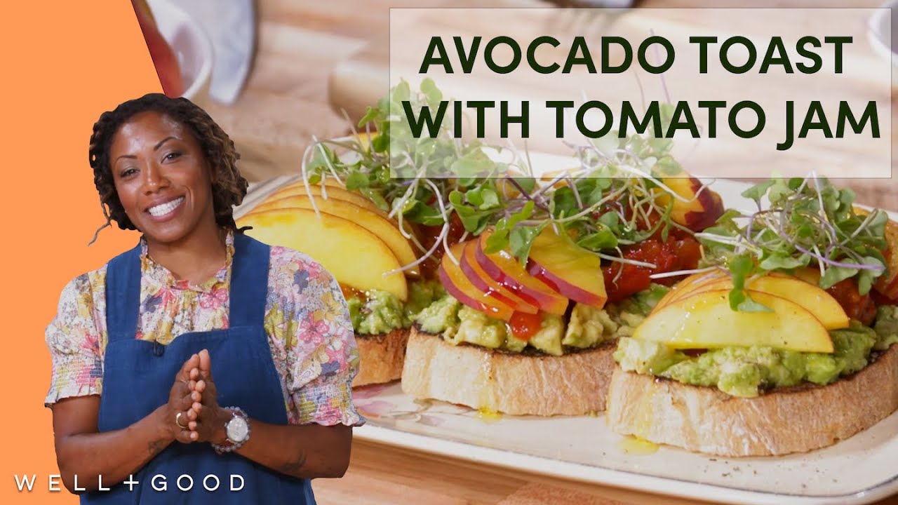 Sweet and Savory Avocado Toast With Tomato Jam | Cook With Us | Well+Good