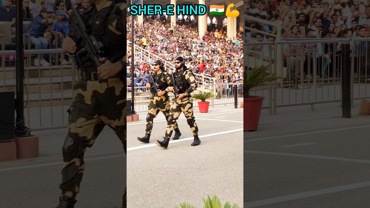 Most Shocking Wagah Border Parade 😱: India Pakistan Border Ceremony. #attari #wagahborder Ep-1