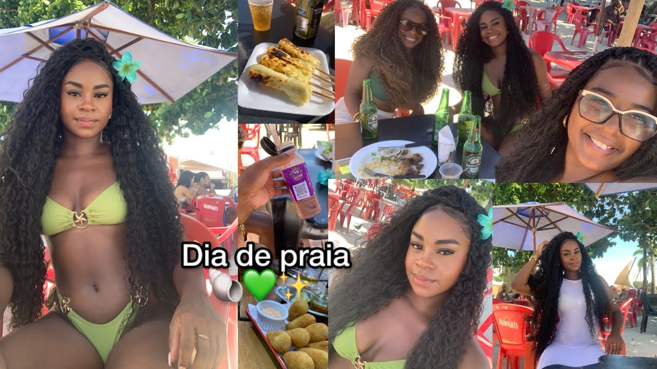 vlogzinho de um dia de praia em familia💚🐚✨