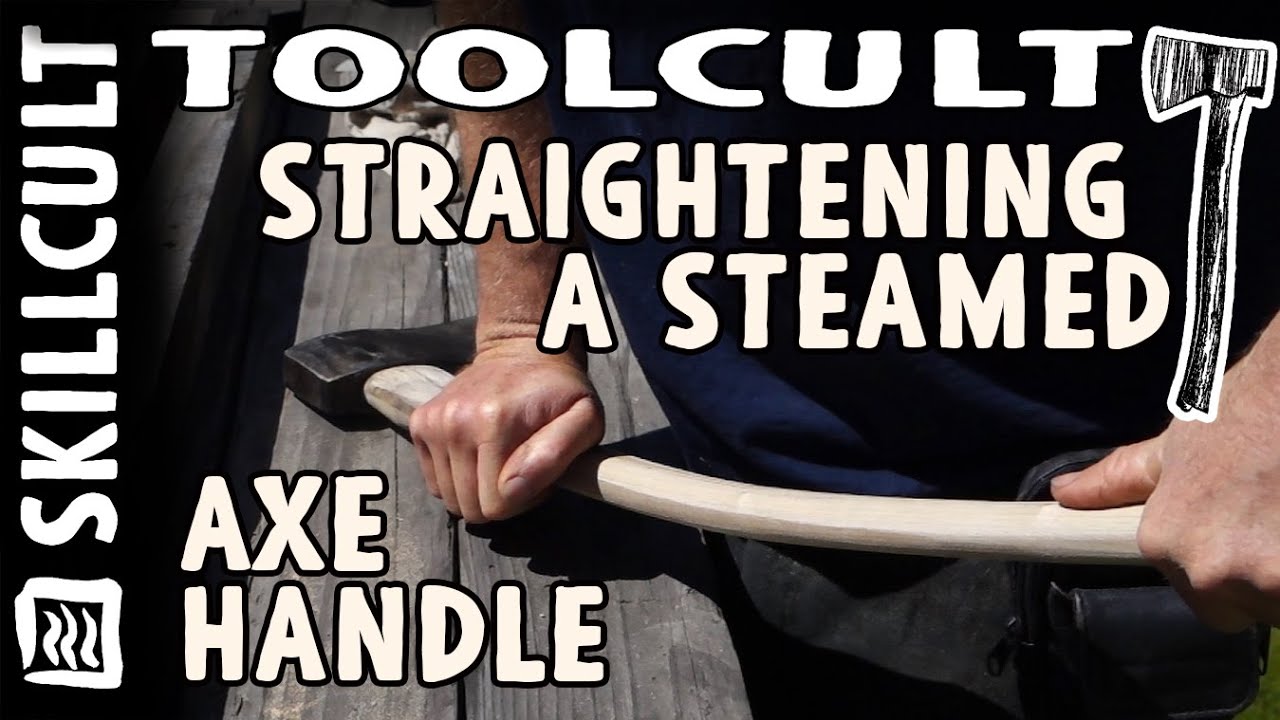 Steaming and Straightening the Bay Axe Handle