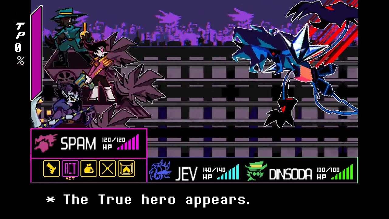 [ DELTARUNE:THE OTHER PUPPET ] VS.GIGA KRIS (CHECK DESCRIPTION) MUSIC BY RAMIYORU 