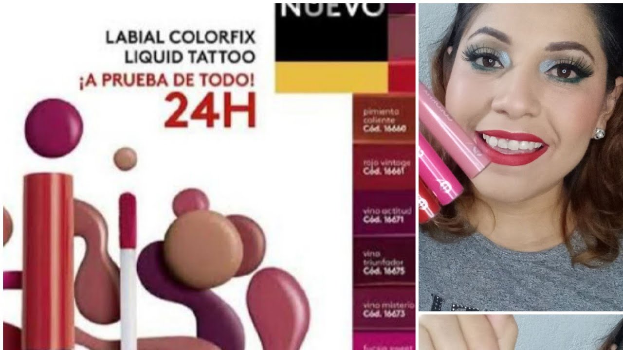 💫Nuevos Labiales Esika Colorfix Liquid Tattoo / Mis nuevos favoritos🥰😍