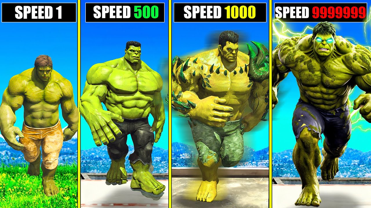 HULK Speed 1 into HULK Speed 999999 in GTA 5!