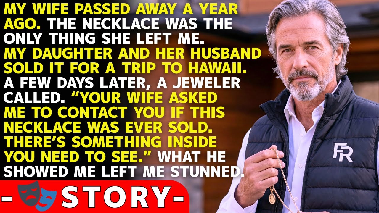 My Daughter Sold My Late Wife’s Necklace To Pay For A Trip. Then The Buyer Called Me: “Your Wife…”