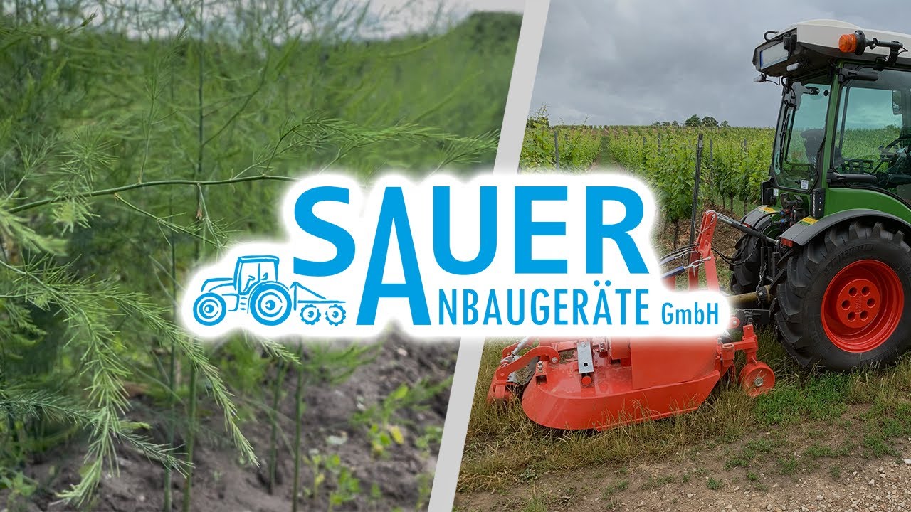Röll® Mulcher im Spargelanbau
