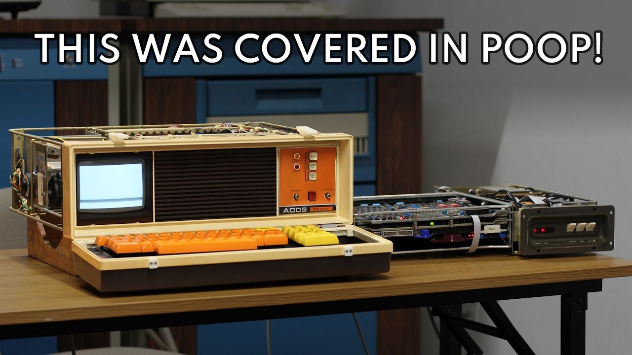 This Data Terminal was Covered in Poop!