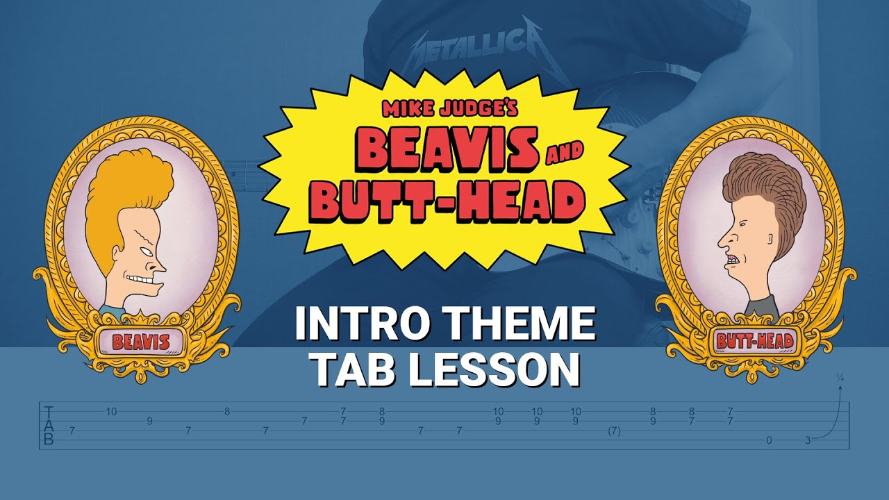 Beavis and Butt-Head [2022] Intro Theme | Guitar TAB Lesson