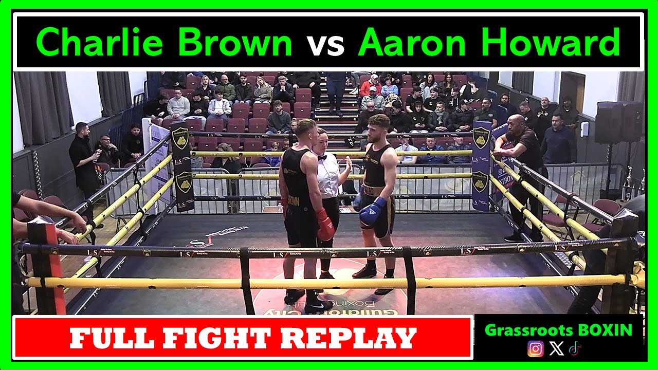 Charlie Brown vs Aaron Howard - FULL FIGHT - Guildford City Boxing Club Home Show (01/02/2026)