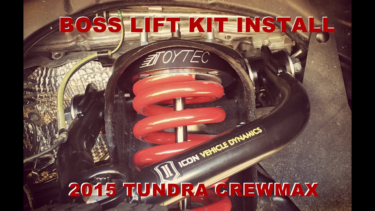 Toytec BOSS Lift + Icon UCAs on 2015 Tundra CrewMax TCT Explorer