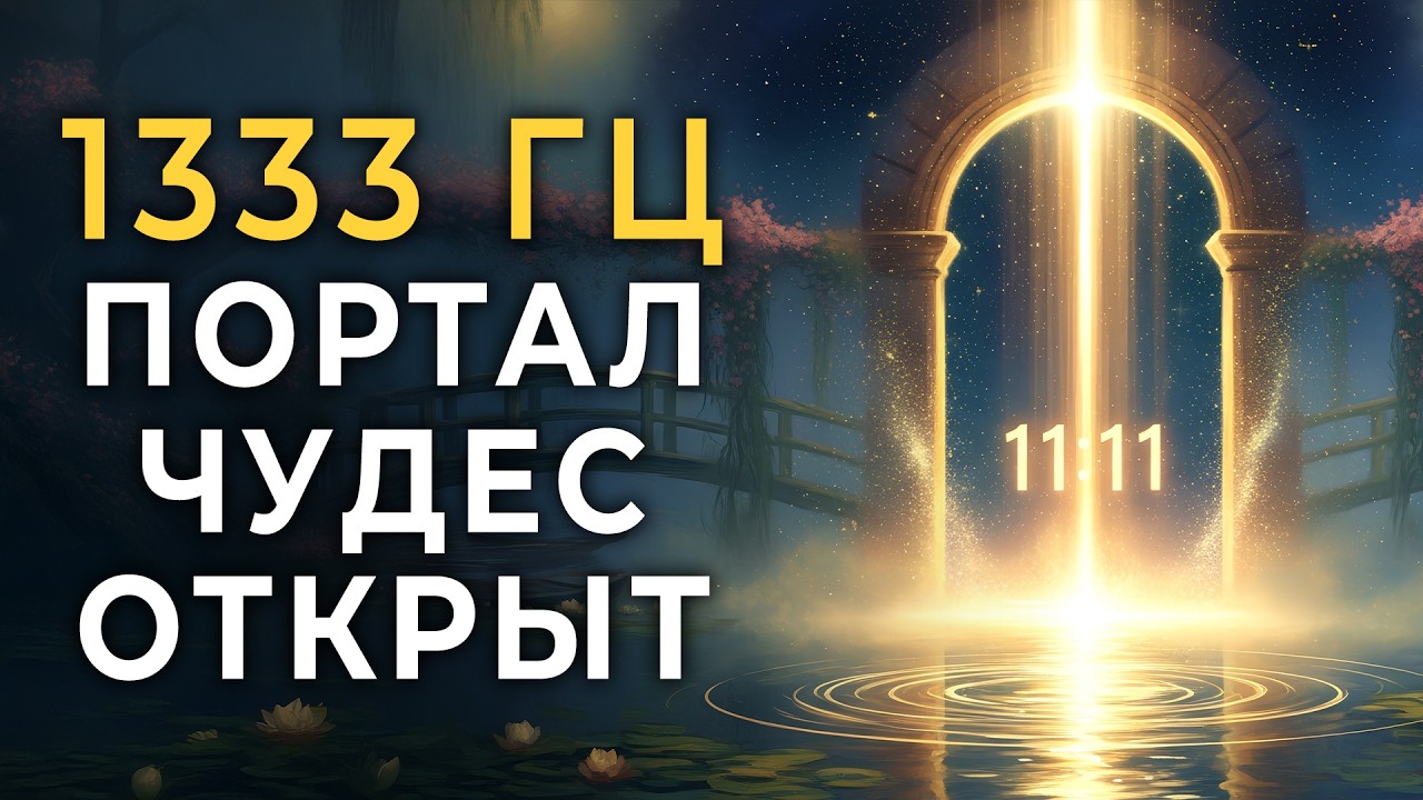 1333 гц Чудо НЕИЗБЕЖНО | Просто Слушайте Эту Музыку и у вас Начнут Происходить Чудеса в Жизни
