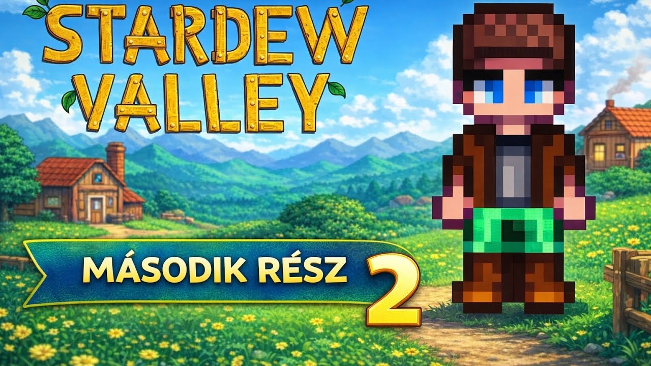 Megkezdődik a farm &eacute;let! | Stardew Valley #2🌳🌲💚🌿😉