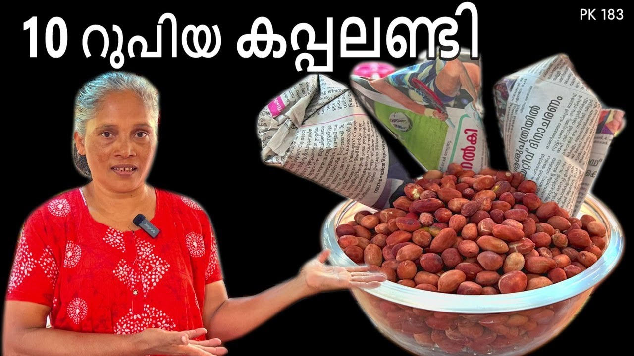 10 റുപിയ കപ്പലണ്ടി ഈസിയായി വീട്ടിൽ വറുക്കാം | Roasted Peanuts | Paadi Kitchen