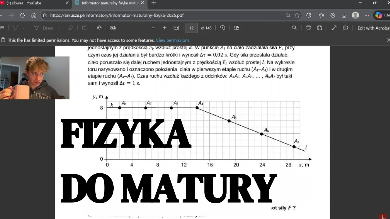 Dynamika Zadania #6: 2025-2026 Informator Maturalny CKE Zad. 1. [Pęd i Zasada Zachowania Pędu]