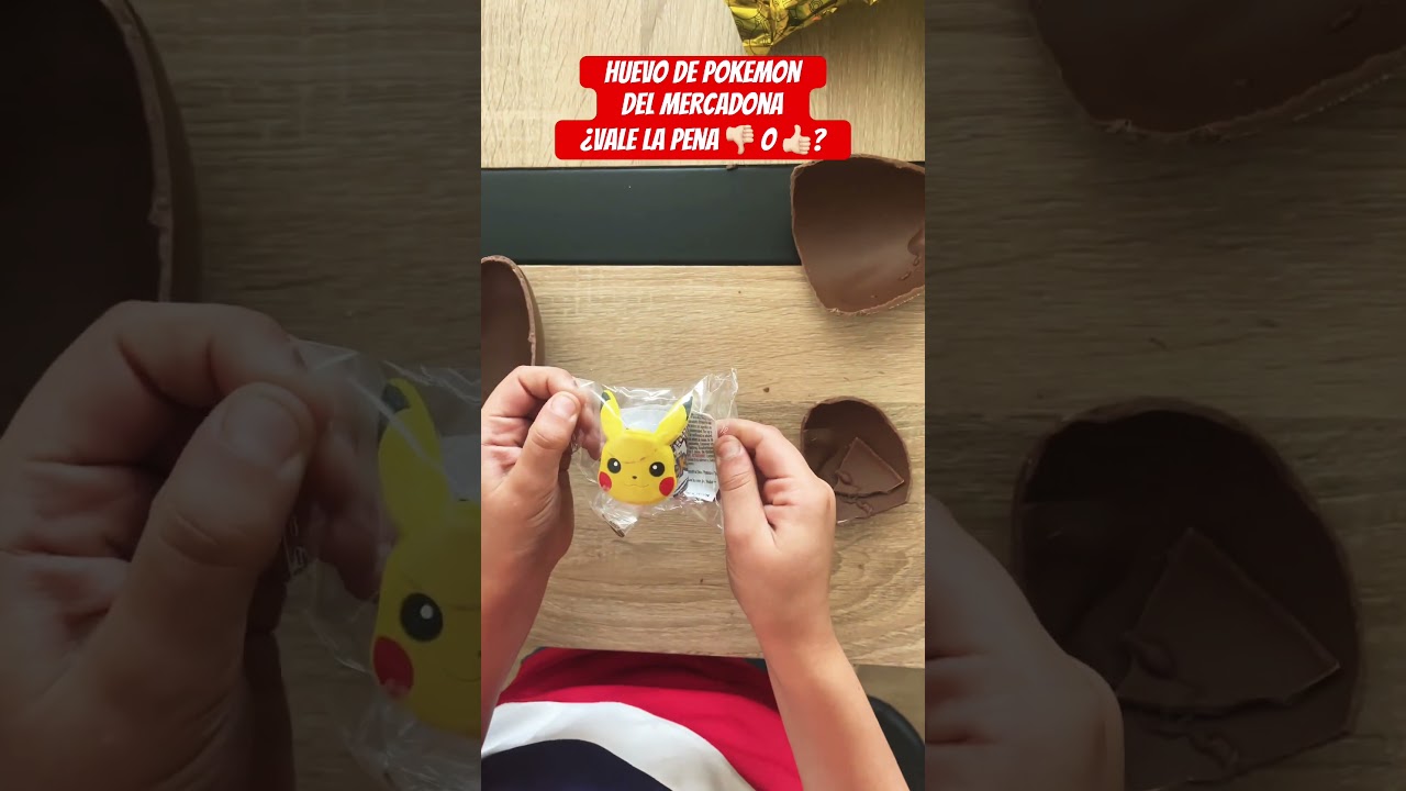 Mercadona Huevo Pokemon por 3&euro;