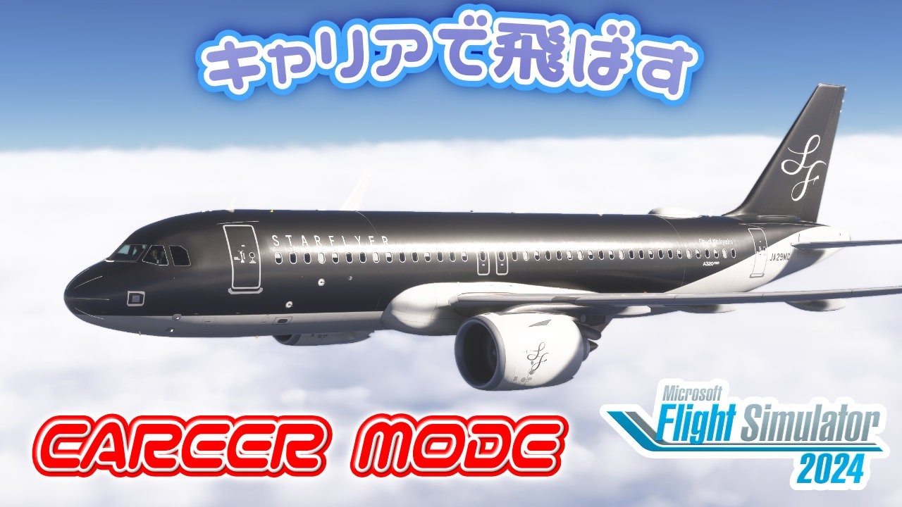 キャリアで飛ばす   | FlightSimulator2024 |