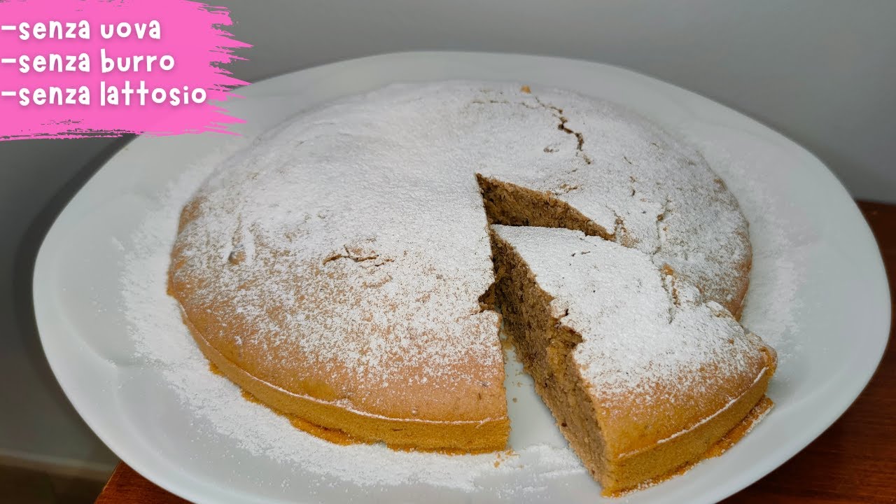 Torta nocciole e caffè, senza uova, latte e burro.