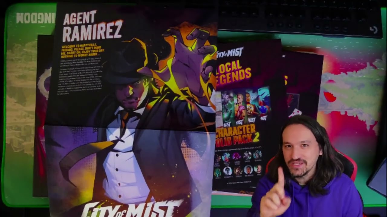 NOVA EXPANSÃO DO RPG CITY OF MIST: LOCAL LEGENDS