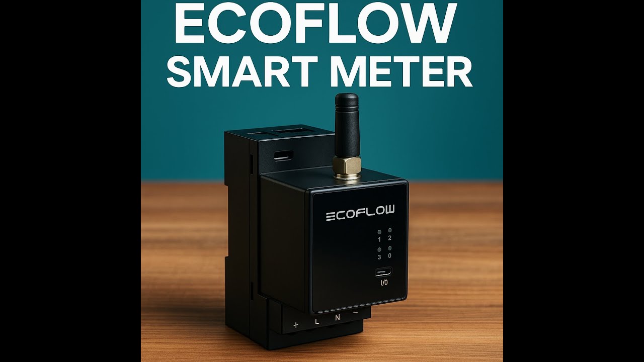 EcoFlow Smart Meter dran &ndash; und mein Stromz&auml;hler hat Angst 😂 #blogger #solar #tech #energy #unboxing