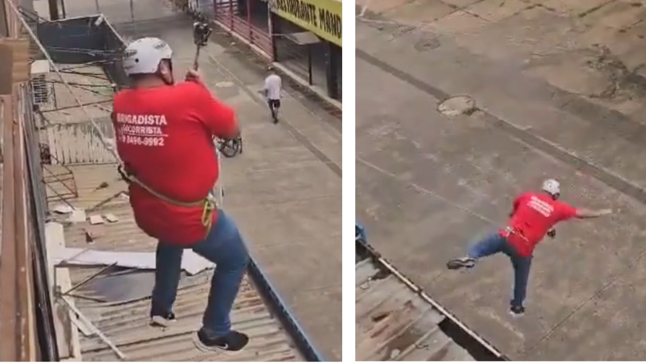 ⚠️ Zipline BREAKS During A Firefighter Rescue Drill