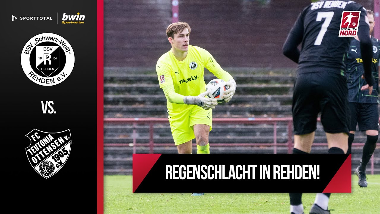 Arbeitssieg auf unbespielbarem Rasen! | BSV Rehden - FC Teutonia 05 | Regionalliga Nord