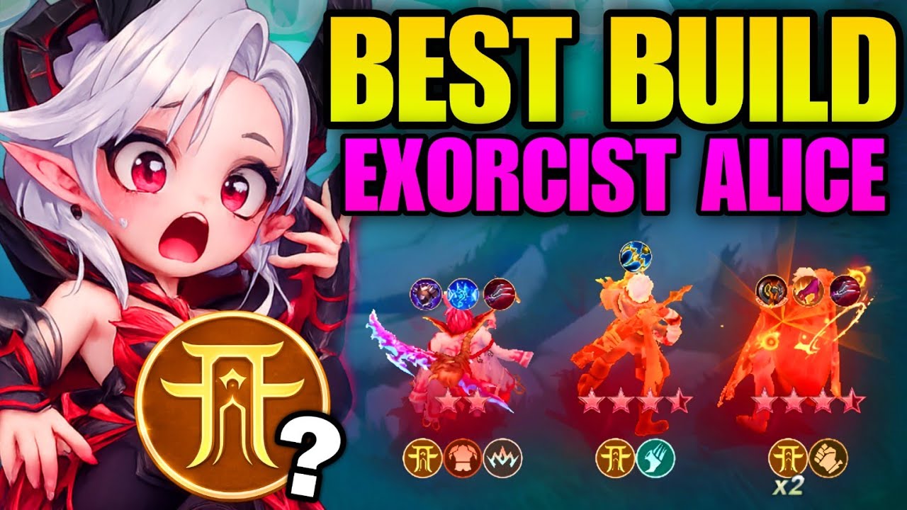 BEST STRATEGY for Commander Alice & Exorcist is TOO STRONG!! | Magic Chess Go Go