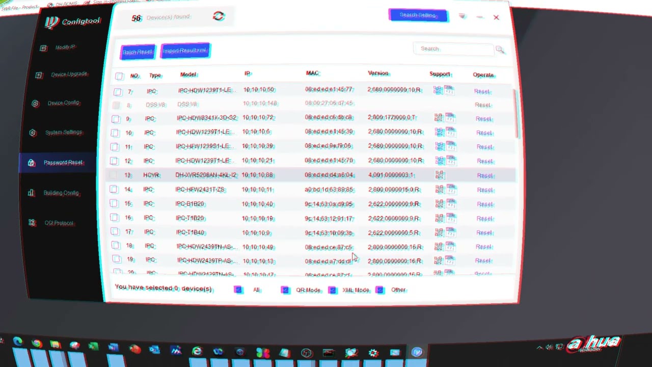 Como resetear una cámara y grabador Dahua desde ConfigTool