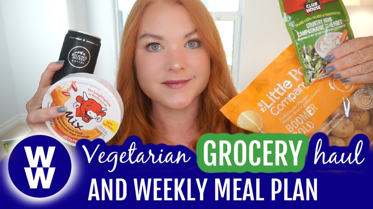My WW Blue Plan Vegetarian Grocery Haul