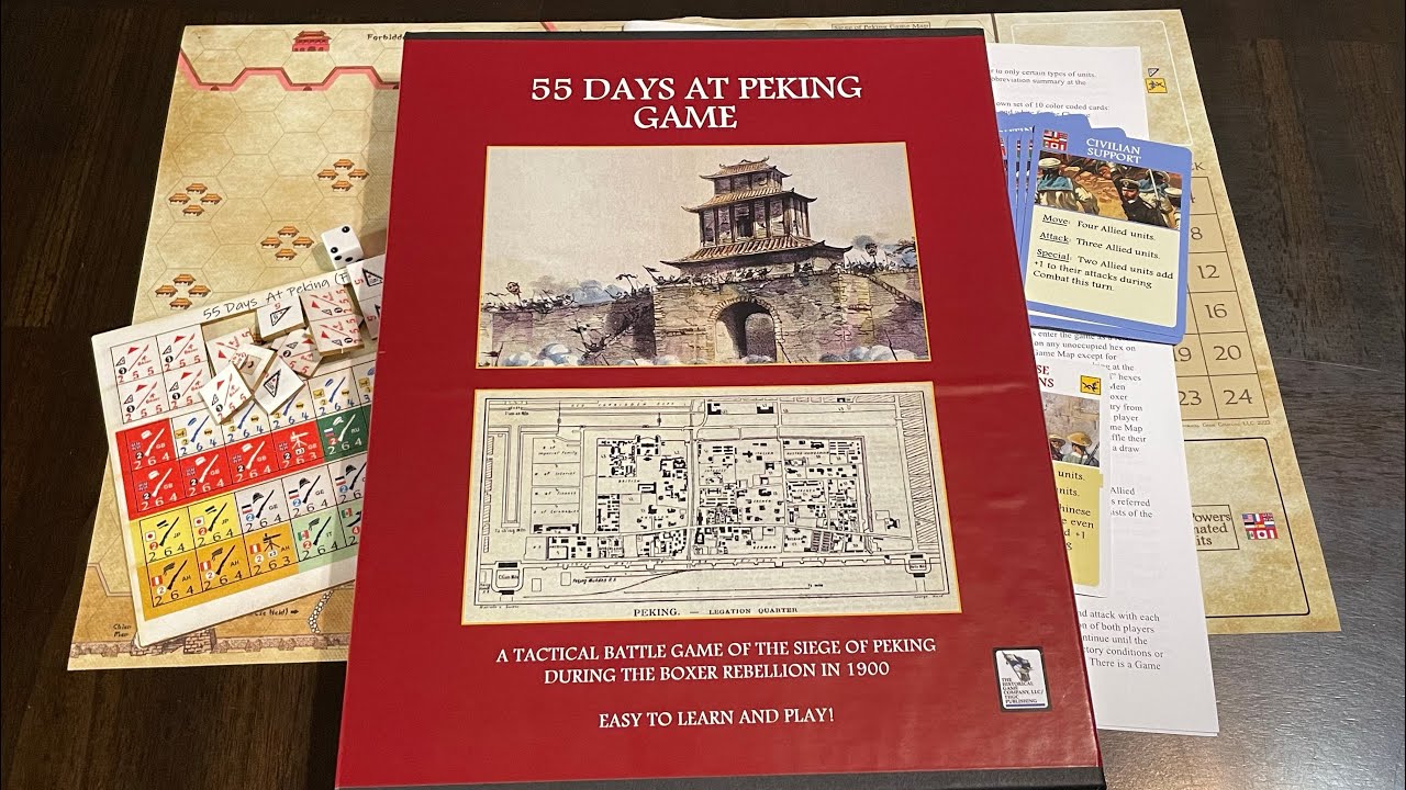 55 Days at Peking Game (THGC) - Unboxing