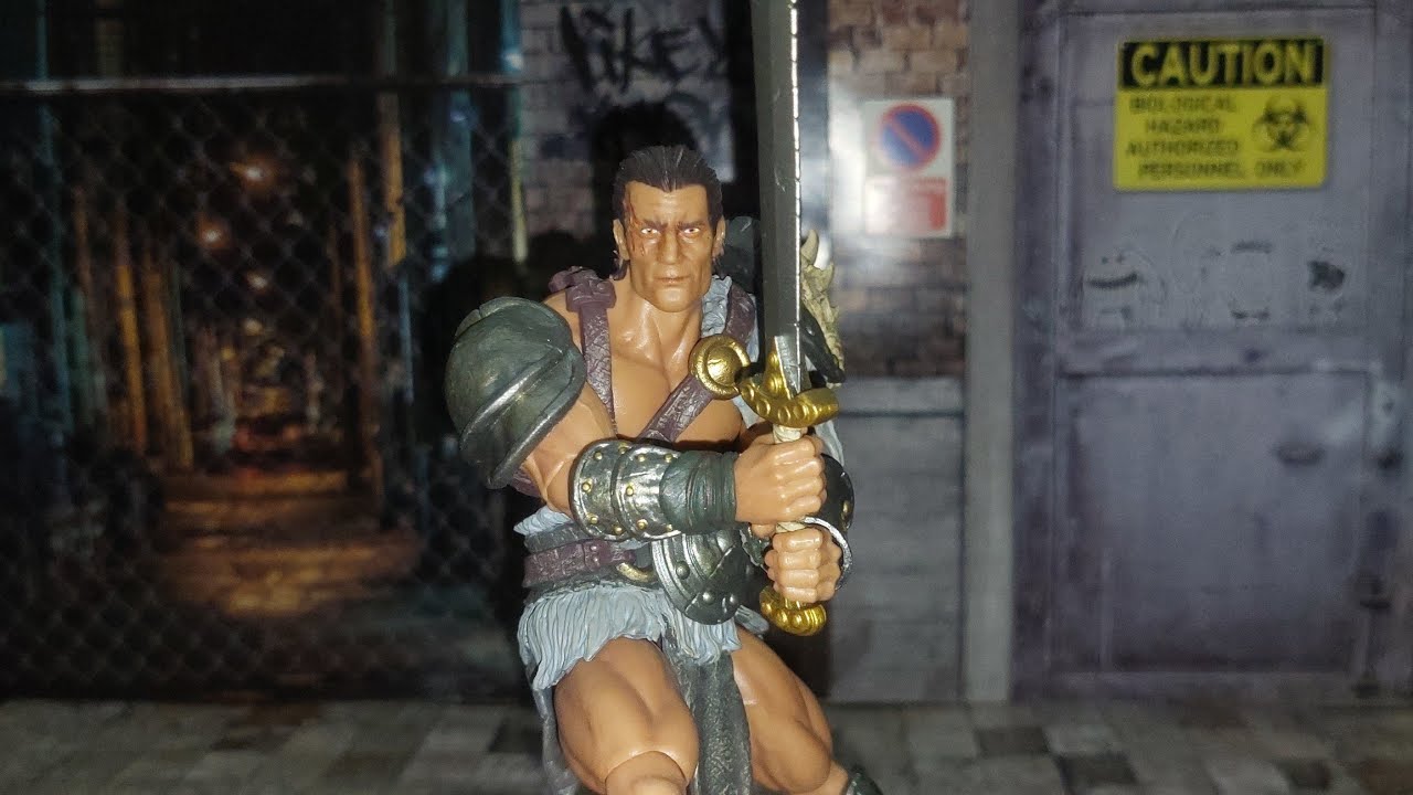 Unboxing video review en español de figura harvinger studios Savage crucible Krieger the shunned