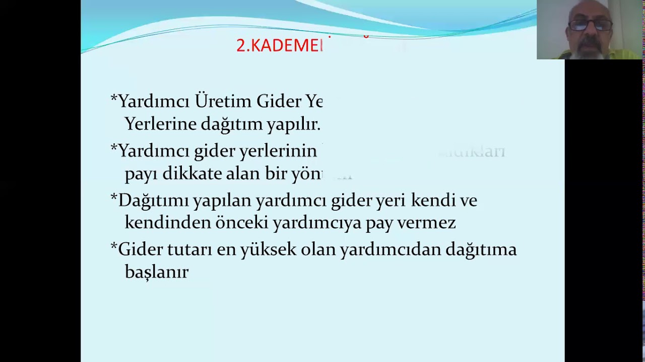 Maliyet Muhasebesi Dağıtım Yöntemleri
