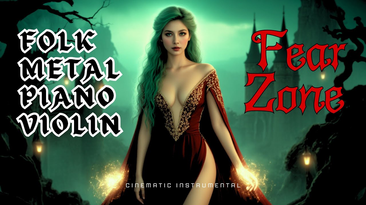 CINEMATIC VIOLIN METAL + PIANO BASS (instrumental) Fear Zone theme music for Work, Gaming, Study