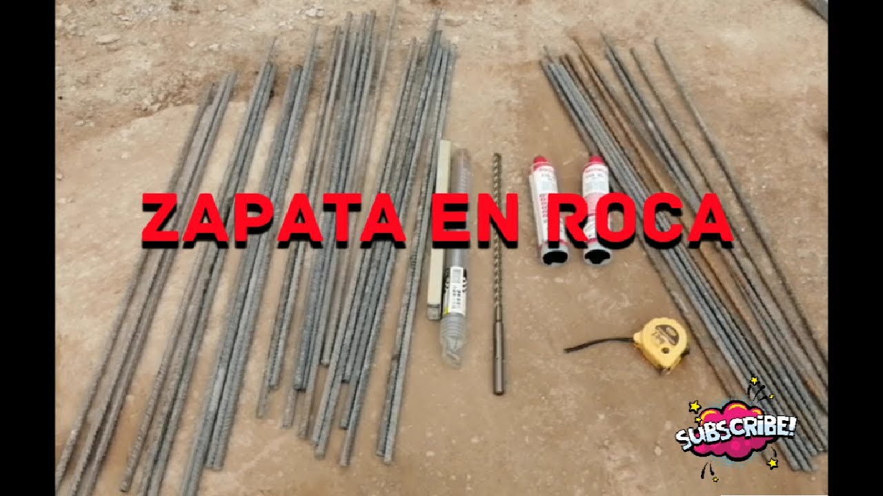 ZAPATA EN ROCA