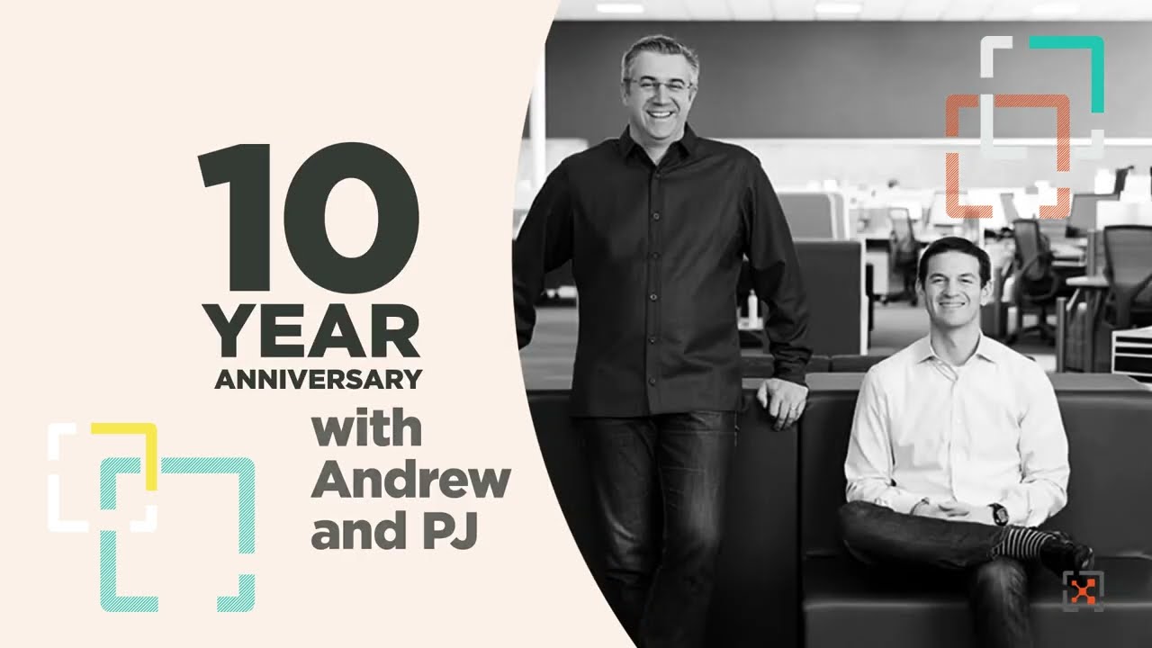 10 Year Anniversary with Co-Founders Andrew and PJ