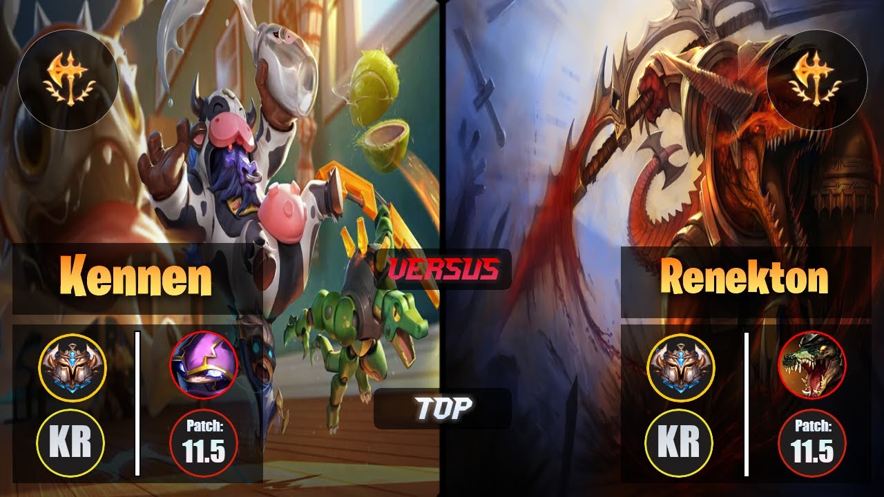 Challenger KENNEN [Conqueror] (Top) VS  RENEKTON - Challenger KR Patch 11.5