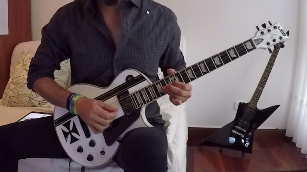 When a Blind Man Cries - MetallicA rhythm guitar cover (How to play James Hetfield part)