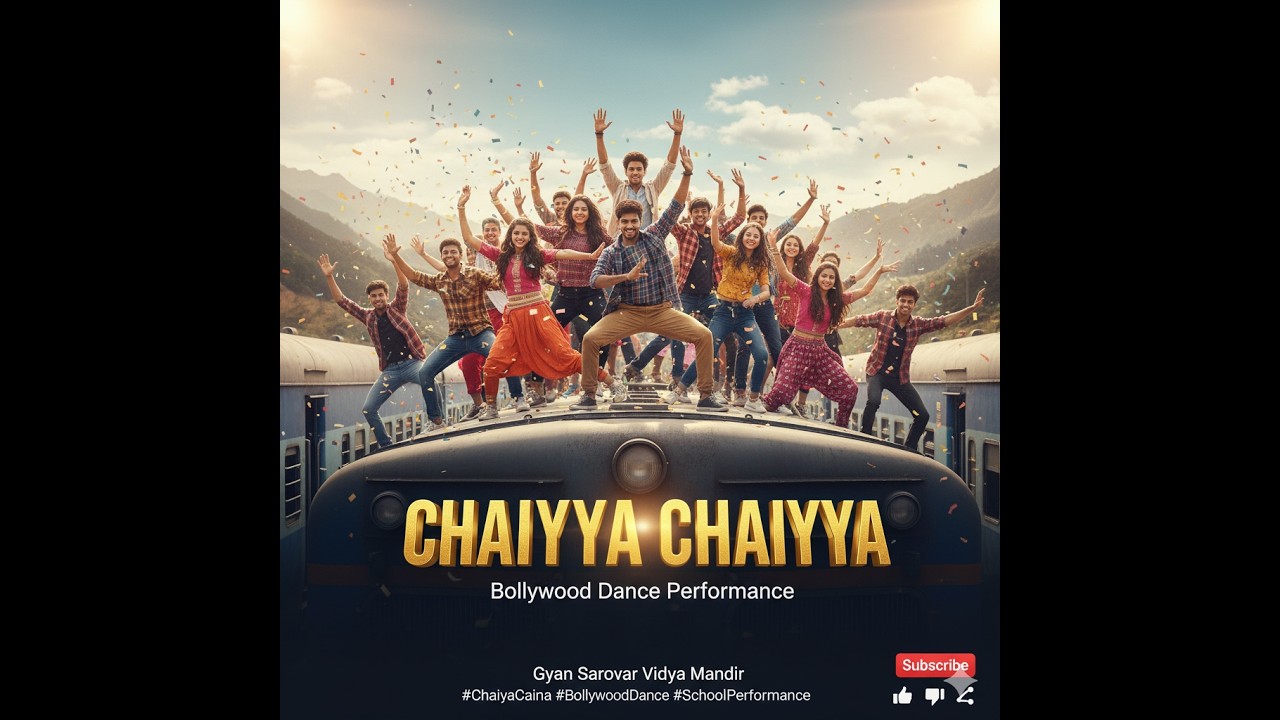Chal Chaiya Chaiya Dance Performance 🚂 | Bollywood Dance | Gyan Sarovar Vidya Mandir